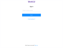 Tablet Screenshot of id.messenger.yahoo.com