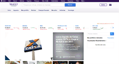 Desktop Screenshot of br.financas.yahoo.com