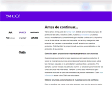Tablet Screenshot of es.yahoo.com