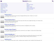 Tablet Screenshot of new.groups.yahoo.com