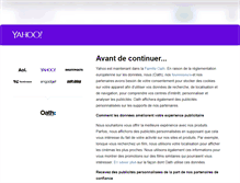 Tablet Screenshot of fr.yahoo.com