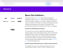 Tablet Screenshot of de.yahoo.com