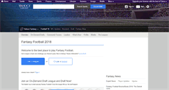 Desktop Screenshot of facebook-football.fantasysports.yahoo.com