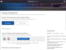 Tablet Screenshot of facebook-football.fantasysports.yahoo.com