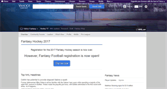 Desktop Screenshot of hockey.fantasysports.yahoo.com
