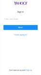 Mobile Screenshot of login.yahoo.com