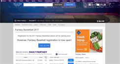 Desktop Screenshot of basketball.fantasysports.yahoo.com