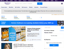 Tablet Screenshot of finance.yahoo.com