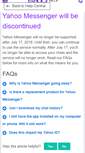 Mobile Screenshot of my.messenger.yahoo.com