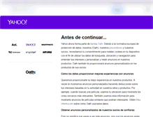 Tablet Screenshot of es.sports.yahoo.com
