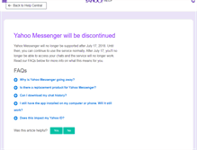 Tablet Screenshot of pe.messenger.yahoo.com